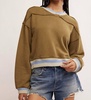 rio sweatshirt in seaweed combo