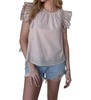 ellie top in taupe