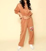 from another perspective sweatpants in brown