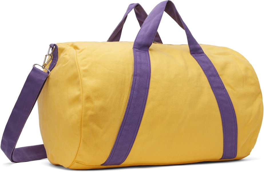 Yellow & Purple Two-Tone Gym Duffle Bag