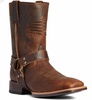 men's harness patriot ultra western boots in brown