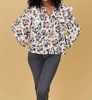 grady blouse in panthera