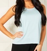 round neck tank in mist