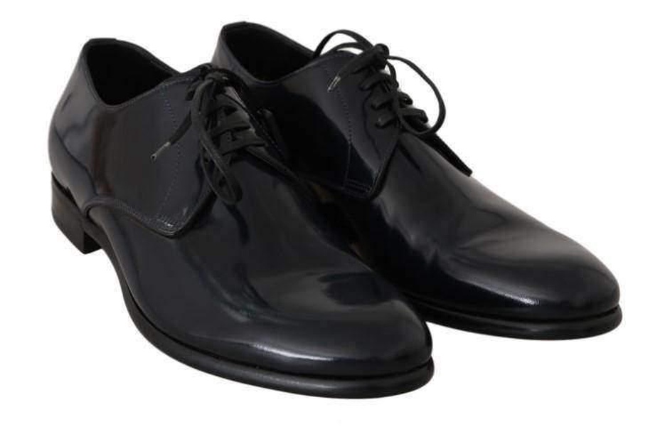 dolce & gabbana elegant   leather derby dress men's shoes