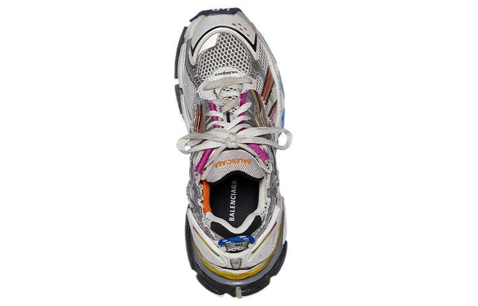 Runner Distressed Mesh and Rubber Sneakers