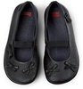 Black Leather Ballerinas for Kids.