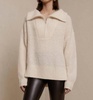 everett sweater in white