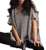 crochet poncho in frost