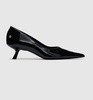 women's hilda pump heels in black patent