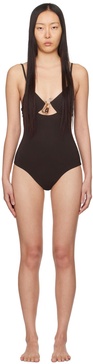 Brown Nebular Swimsuit