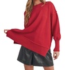 ina sweater in red