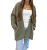 open pocket cardigan in olive