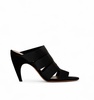 elastic mules in noir