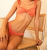 countess top in orange