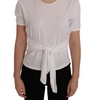Dolce & Gabbana  White Cotton Silk T-Shirt