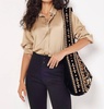 oversized satin hi low shirt in gold