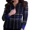 zip jacket in royal