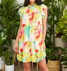 millie dress in taffy