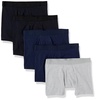 Amazon Essentials Men's Cotton Jersey Boxer Briefs (Available in Big & Tall), 5-Pack
