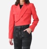 reeve cropped jacket in ruby