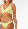 premium surf cheeky bottom in yellow