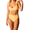 vera ruffle bikini in tangerine