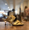 tirana twisted 2band sandal - medium width in gold