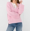 elliott cashmere sweater in marie pink