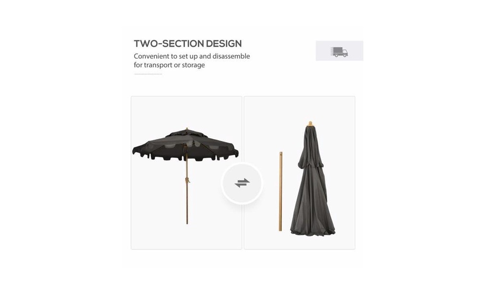 Portable Outdoor Beach Umbrella for Shade and Sun Protection