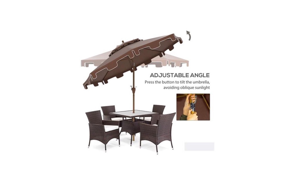 Outdoor Beach Umbrella – Portable and UV-Protected Shade for Beach, Patio, or Outdoor Activities