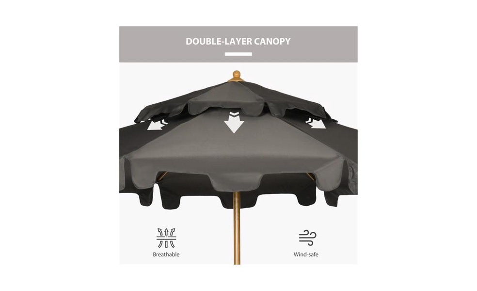 Portable Outdoor Beach Umbrella for Shade and Sun Protection