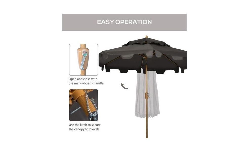 Portable Outdoor Beach Umbrella for Shade and Sun Protection