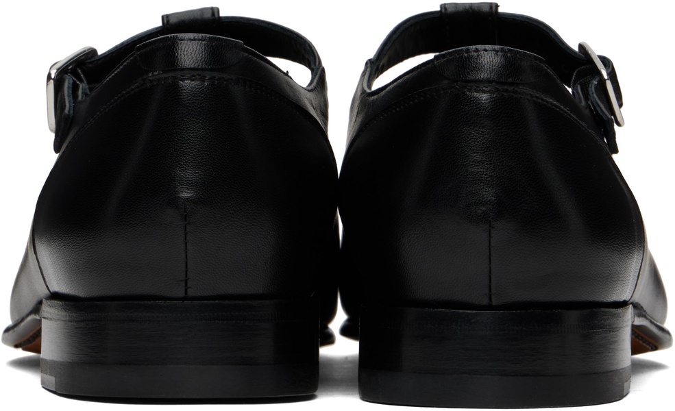 Black School Monkstraps