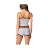 Womens Dee Pointelle Sheer Lace Tank Top