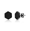 Stainless Steel, Hexagon CZ Suds