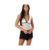 Womens Avi Sheer Lace Top