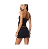Womens Curved U Strapless Top