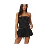 Womens Peyton Polka Dot Tube Top