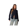 Women's Oversized zip up turtle neck cardigan