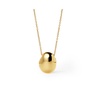 - Gold Pendant Necklace - Pebble Mini