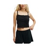 Women's Peached Jersey Button Up Cami