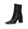 Women's West Vintage Leather Ankle Boots
