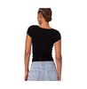 Womens Priscilla Lace Trim T Shirt