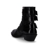 Eras Black Leather Ankle Boots