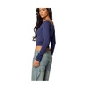 Womens Off Shoulder Button Up Top