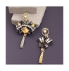 Women's Block Drop Earrings