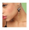 Women's Block Drop Earrings
