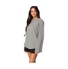 Womens Stripey Oversized Bell Sleeve Top
