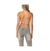 Womens Sequin Open Back Halter Top