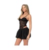 Womens Strappy Sheer Lace Bodysuit